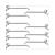 MOKIX EXPOSURE HOOKS 22cm 10pcs CHROME