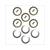CLUTCH PAD KIT SENDA  (5) KEVLAR TP