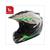 HELMET KIDS STEEL BLACK/GREEN   (XXXS) S