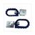 FOOT REST SET DERBI SENDA-R ALUMINIUM BLEU