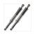 SHOCK ABSORBERSET HONDA MT 365mm CHROME/CHROME