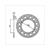 C.ARRIERE MH RX RACING 108mm 6creux 50t IGM