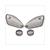 RAW-BOL GLAS YAMAHA AEROX nt SET CARBON (ELEC)