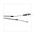 KABEL GAS ZUNDAPP STD GRIJS SUPERTEC