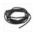 GAIME DE CABLE  8mm NOIR 5mtr ELEC