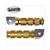 FOOT REST SET UNI  ALUMINIUM GOLD