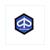 TRANSFER VESPA PIAGGIO EMBLEEM EXOGONAL 26mm