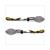 RAW-BOL UNI LED OVAAL CHROOM CE SET
