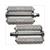 PEDAL SET UNION SOLEX/MBK/PEU14x125 rubber WHITE