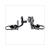FOOT REST SET HONDA MT COLLAPSIBLE BLACK