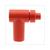 CAPUCHON DE BOUGIE RUBBER 90dgr 2T ROUGE ELEC