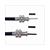 TACHOWELLE PEUGEOT MBK 51 (HURET) L600 SCHWARZ