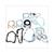 PAKKINGSET COMPLEET PIAGGIO 4T e3 06-11 125cc