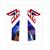 AUTOCOLLANTS HONDA MT'86 ROUGE GAUCHE/DROIT