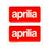AUTOCOLLANTS APRILIA 3D      2pcs