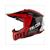 HELM FALCON WARRIOR WIT/ZWART/ROOD       S