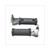 POSE PIEDS DUO UNI NOIR AUTOUR DE SET